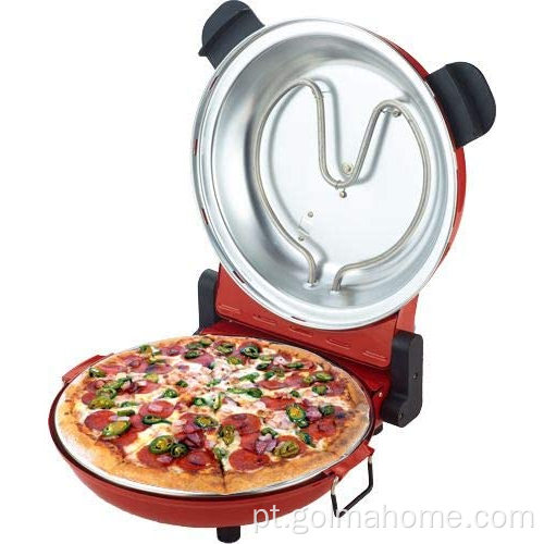 Máquina de pizza crocante crocante antiaderente prato de pedra